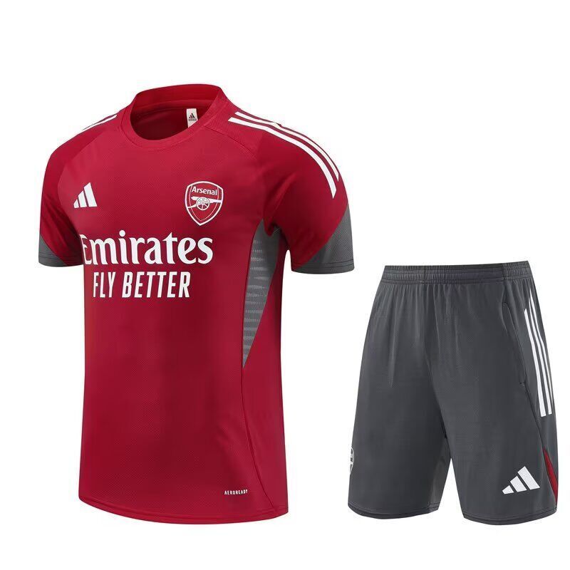 AAA Quality Arsenal 25/26 Red/Grey Training Kit Jerseys